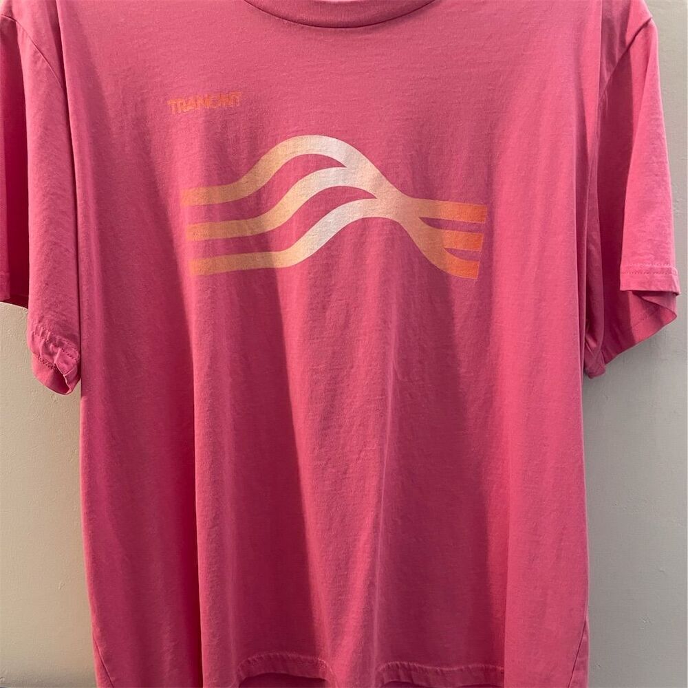 AS Colour Unisex 2XL Pink Graphic T-Shirt Short Sleeve Casual